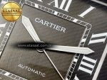 Santos de Cartier 40mm 2018 BVF 1:1 Best Edition Gray Bezel Gray Dial on SS SmartLinks Bracelet MIYOTA 9015 - Görsel 10