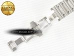 Santos de Cartier 40mm 2018 BVF 1:1 Best Edition Gray Bezel Gray Dial on SS SmartLinks Bracelet MIYOTA 9015 - Görsel 20