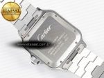 Santos de Cartier 40mm 2018 BVF 1:1 Best Edition YG Bezel White Dial on SS SmartLinks Bracelet MIYOTA 9015 - Görsel 16