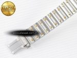 Santos de Cartier 40mm 2018 BVF 1:1 Best Edition YG Bezel White Dial on SS SmartLinks Bracelet MIYOTA 9015 - Görsel 18