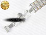 Santos de Cartier 40mm 2018 BVF 1:1 Best Edition YG Bezel White Dial on SS SmartLinks Bracelet MIYOTA 9015 - Görsel 21
