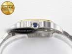 Santos de Cartier 40mm J12F 1:1 Best Edition YG Bezel White Dial on SS SmartLinks Bracelet MIYOTA 9015 - Görsel 13