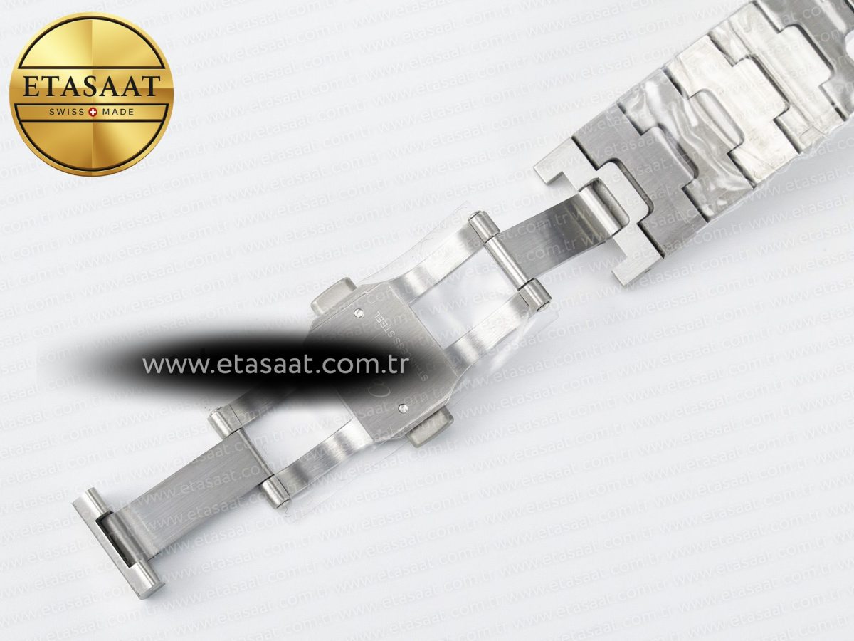 Santos de Cartier 40mm J12F 1:1 Best Edition YG Bezel White Dial on SS SmartLinks Bracelet MIYOTA 9015 - Görsel 19