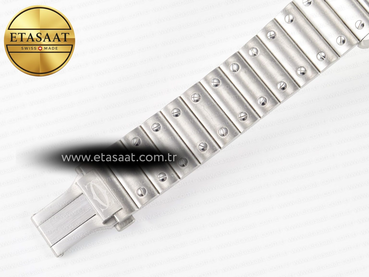Santos de Cartier 40mm SS 2018 BVF 1:1 Best Edition Blue Dial on SS SmartLinks Bracelet MIYOTA 9015 V2 - Görsel 18