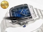 Santos de Cartier 40mm SS 2018 BVF 1:1 Best Edition Blue Dial on SS SmartLinks Bracelet MIYOTA 9015 V2 - Görsel 6