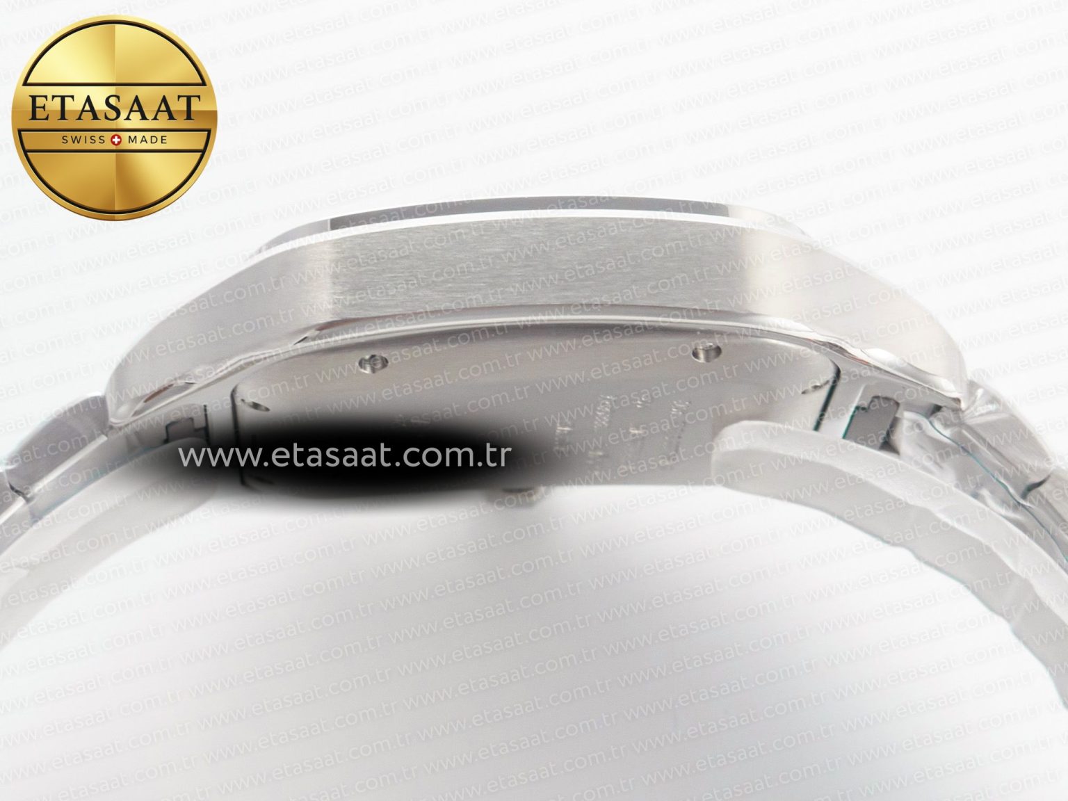 Santos de Cartier 40mm SS BVF 1:1 Best Edition White Dial on SS Bracelet MIYOTA 9015 - Görsel 13
