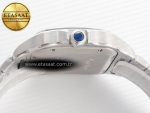 Santos de Cartier 40mm SS BVF 1:1 Best Edition White Dial on SS Bracelet MIYOTA 9015 - Görsel 14