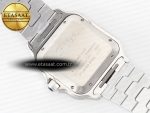 Santos de Cartier 40mm SS BVF 1:1 Best Edition White Dial on SS Bracelet MIYOTA 9015 - Görsel 16