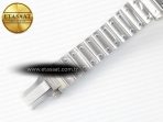 Santos de Cartier 40mm SS BVF 1:1 Best Edition White Dial on SS Bracelet MIYOTA 9015 - Görsel 18