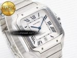 Santos de Cartier 40mm SS BVF 1:1 Best Edition White Dial on SS Bracelet MIYOTA 9015 - Görsel 7