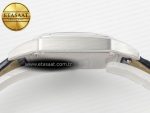 Santos Dumont 27.5mm IWSF Best Edition Silver Dial on Black Leather Strap Quartz - Görsel 12