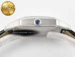 Santos Dumont 27.5mm IWSF Best Edition Silver Dial on Black Leather Strap Quartz - Görsel 13