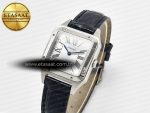 Santos Dumont 27.5mm IWSF Best Edition Silver Dial on Black Leather Strap Quartz - Görsel 2