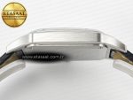 Santos Dumont 31.4mm IWSF Best Edition Silver Dial on Black Leather Strap Quartz - Görsel 12