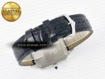 Santos Dumont 31.4mm IWSF Best Edition Silver Dial on Black Leather Strap Quartz - Görsel 14
