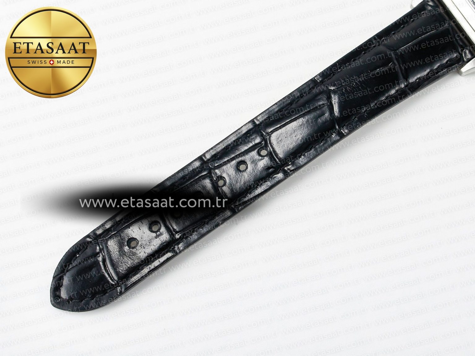 Santos Dumont 31.4mm IWSF Best Edition Silver Dial on Black Leather Strap Quartz - Görsel 18