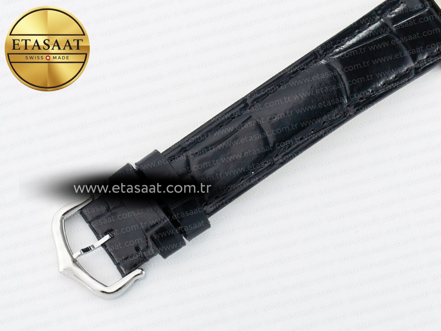 Santos Dumont 31.4mm IWSF Best Edition Silver Dial on Black Leather Strap Quartz - Görsel 19