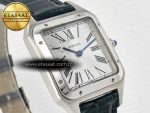 Santos Dumont 31.4mm IWSF Best Edition Silver Dial on Black Leather Strap Quartz - Görsel 5
