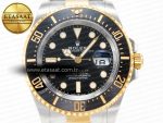 Sea-Dweller 126603 APF Best Edition Black Dial on SS/YG Bracelet VR3235 - Görsel 4