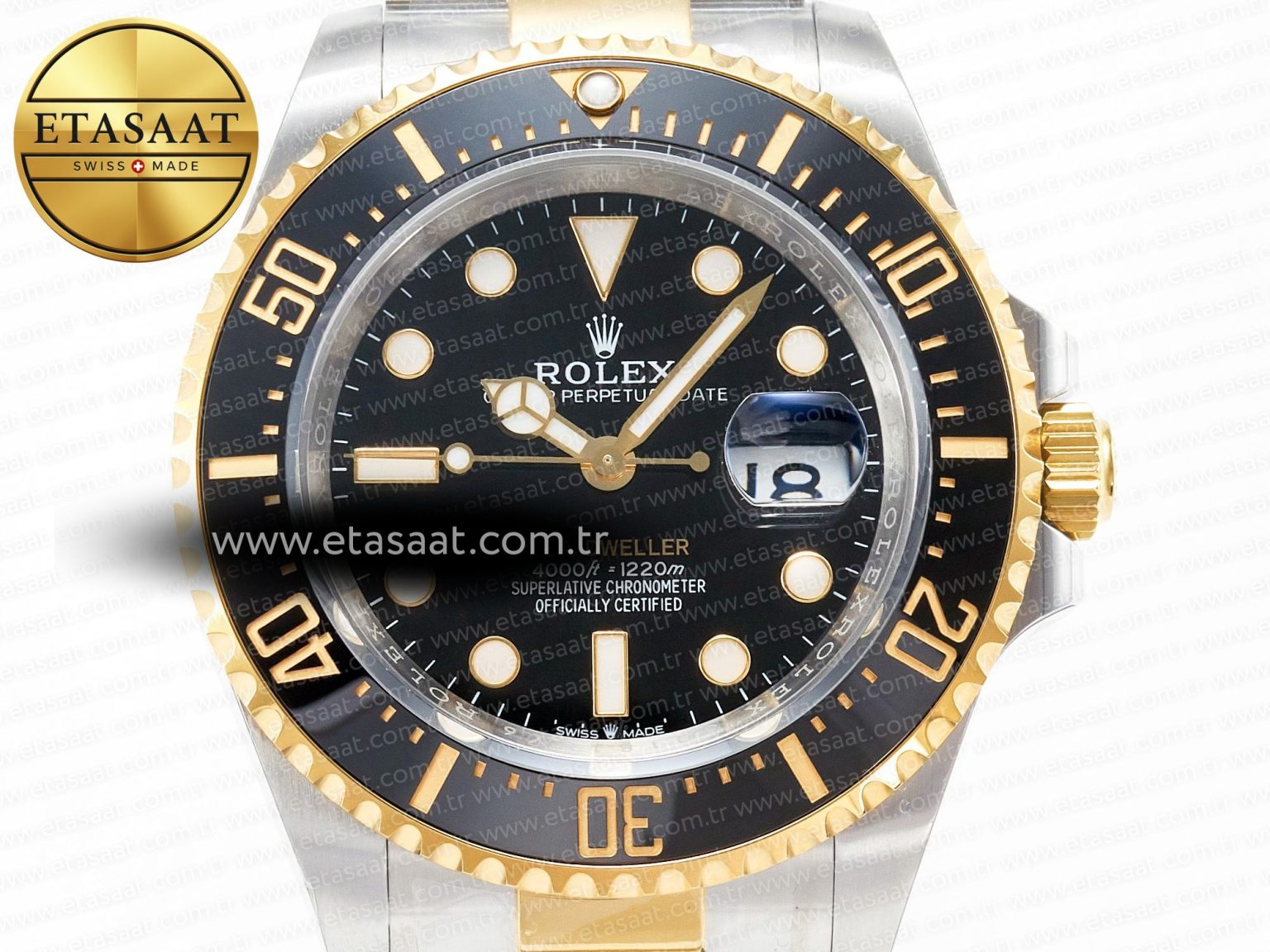 Sea-Dweller 126603 APF Best Edition Black Dial on SS/YG Bracelet VR3235 - Görsel 4