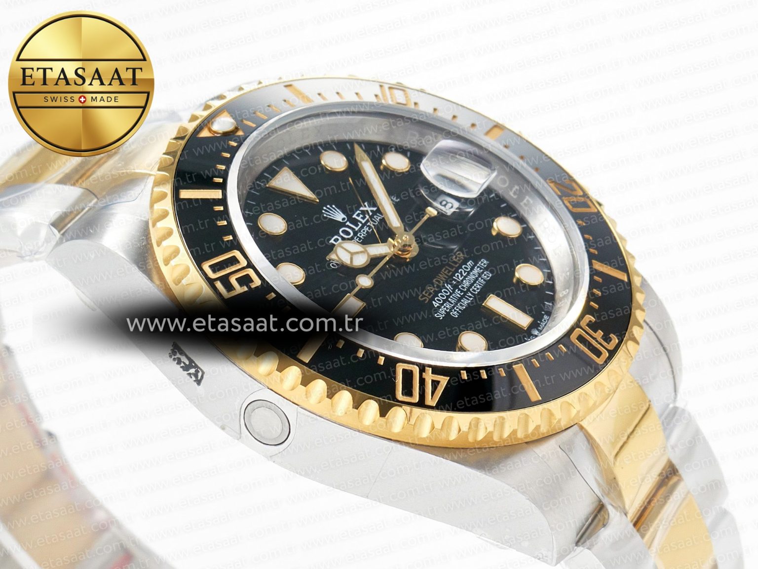 Sea-Dweller 126603 APF Best Edition Black Dial on SS/YG Bracelet VR3235 - Görsel 7