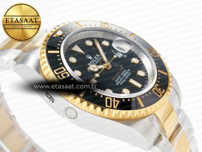 Sea-Dweller 126603 APF Best Edition Black Dial on SS/YG Bracelet VR3235 - Görsel 7