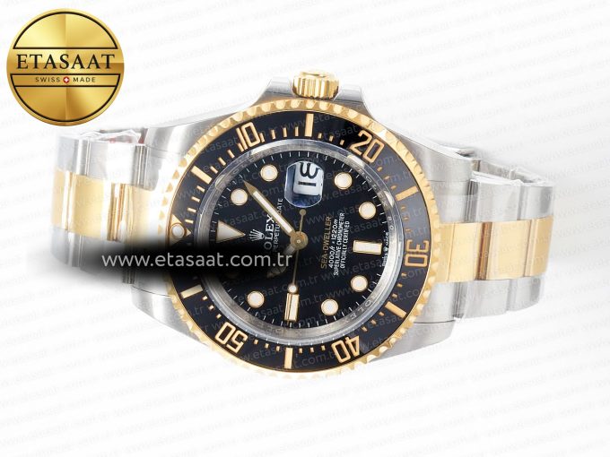 Sea-Dweller 126603 APF Best Edition Black Dial on SS/YG Bracelet VR3235 - Görsel 9