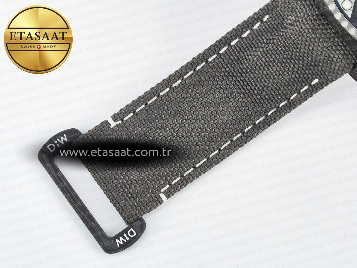 Sea Dweller 43mm Black Carbon DIWF Best Edition Gray Dial on Gray Nylon Strap A2824 V2 - Görsel 21