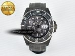 Sea Dweller 43mm Black Carbon DIWF Best Edition Gray Dial on Gray Nylon Strap A2824 V2 - Görsel 3
