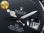 Sea Dweller 43mm Carbon DIWF Best Edition Black Dial on Black Nylon Strap A2824 - Görsel 11