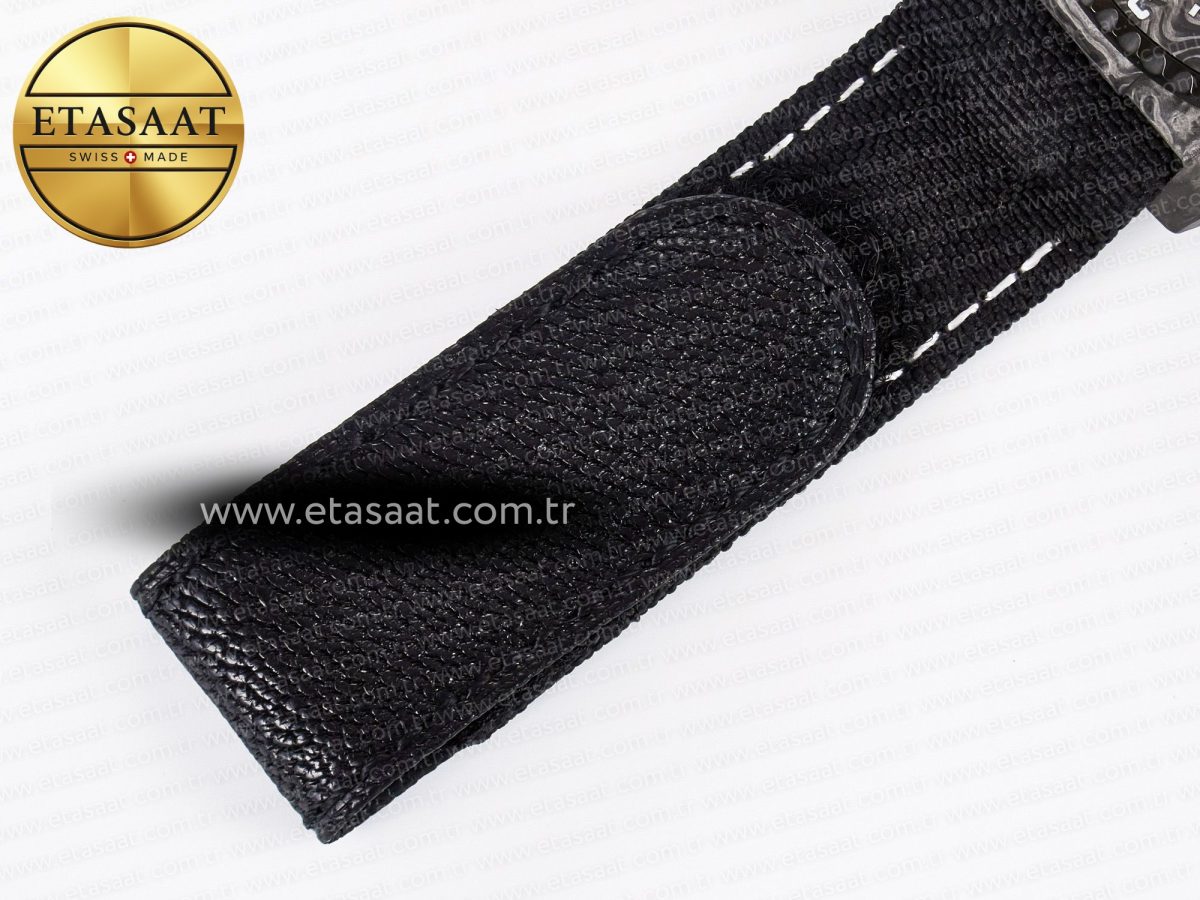 Sea Dweller 43mm Carbon DIWF Best Edition Black Dial on Black Nylon Strap A2824 - Görsel 18