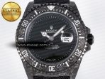 Sea Dweller 43mm Carbon DIWF Best Edition Black Dial on Black Nylon Strap A2824 - Görsel 4