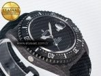 Sea Dweller 43mm Carbon DIWF Best Edition Black Dial on Black Nylon Strap A2824 - Görsel 7