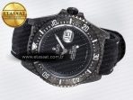 Sea Dweller 43mm Carbon DIWF Best Edition Black Dial on Black Nylon Strap A2824 - Görsel 9