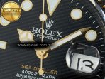 Sea Dweller 43mm Carbon DIWF Best Edition Black Dial YG Bezel on Black Nylon Strap A2824 - Görsel 11