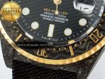 Sea Dweller 43mm Carbon DIWF Best Edition Black Dial YG Bezel on Black Nylon Strap A2824 - Görsel 13