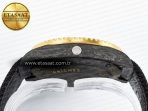 Sea Dweller 43mm Carbon DIWF Best Edition Black Dial YG Bezel on Black Nylon Strap A2824 - Görsel 14