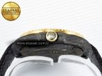 Sea Dweller 43mm Carbon DIWF Best Edition Black Dial YG Bezel on Black Nylon Strap A2824 - Görsel 15