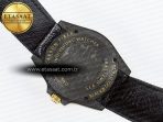 Sea Dweller 43mm Carbon DIWF Best Edition Black Dial YG Bezel on Black Nylon Strap A2824 - Görsel 17