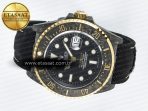 Sea Dweller 43mm Carbon DIWF Best Edition Black Dial YG Bezel on Black Nylon Strap A2824 - Görsel 9