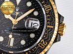 Sea Dweller 43mm Carbon DIWF Best Edition Black Dial YG Bezel on Blue Nylon Strap A2824 - Görsel 13