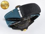 Sea Dweller 43mm Carbon DIWF Best Edition Black Dial YG Bezel on Blue Nylon Strap A2824 - Görsel 16