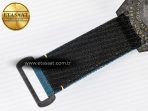 Sea Dweller 43mm Carbon DIWF Best Edition Black Dial YG Bezel on Blue Nylon Strap A2824 - Görsel 18