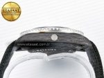 Sea Dweller 43mm Carbon DIWF Best Edition Graffiti Dial on Black Nylon Strap A2824 - Görsel 14