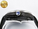 Sea Dweller 43mm Carbon DIWF Best Edition Graffiti Dial on Black Nylon Strap A2824 - Görsel 15