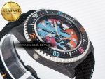 Sea Dweller 43mm Carbon DIWF Best Edition Graffiti Dial on Black Nylon Strap A2824 - Görsel 7