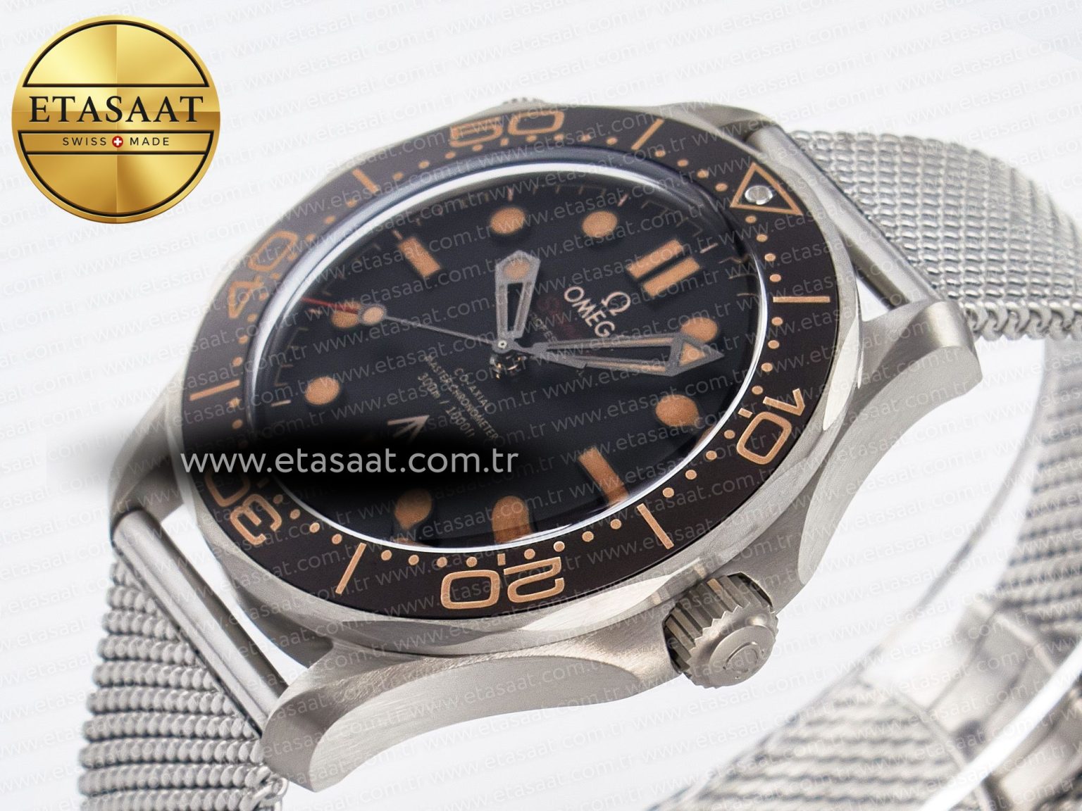 Seamaster 300 “No Time to Die” Limited Edition VSF 1:1 Best Edition on SS Mesh Bracelet A8806(Free Nato) V4 - Görsel 6