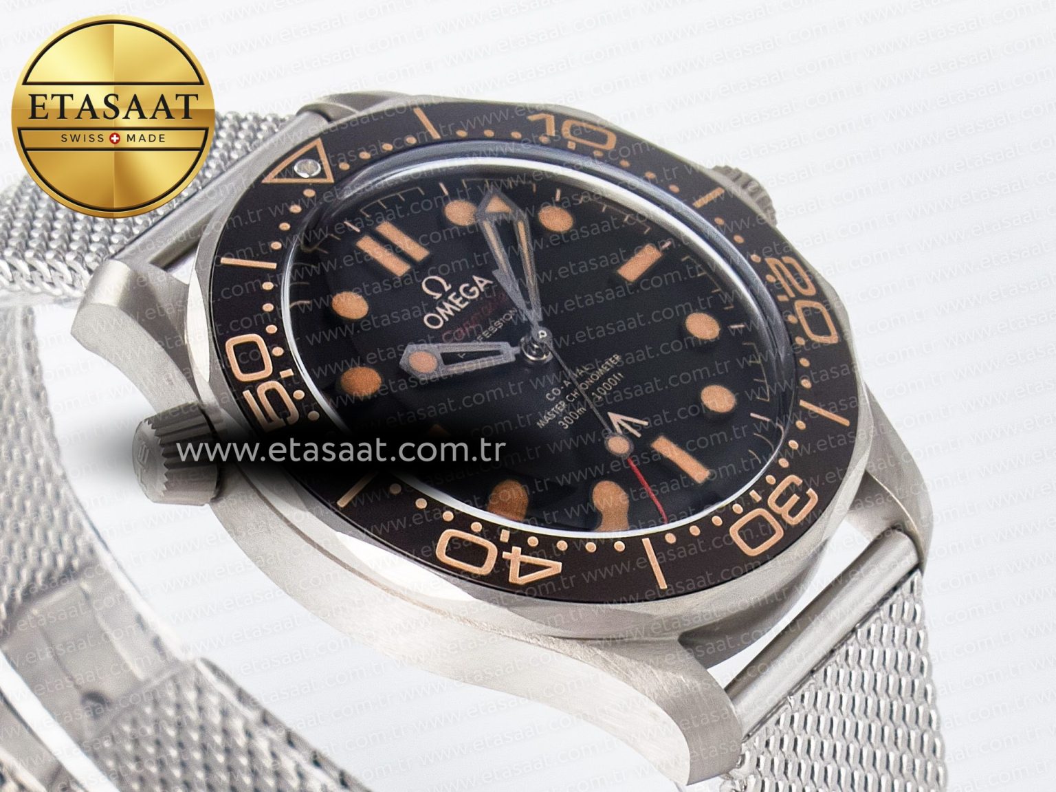 Seamaster 300 “No Time to Die” Limited Edition VSF 1:1 Best Edition on SS Mesh Bracelet A8806(Free Nato) V4 - Görsel 7