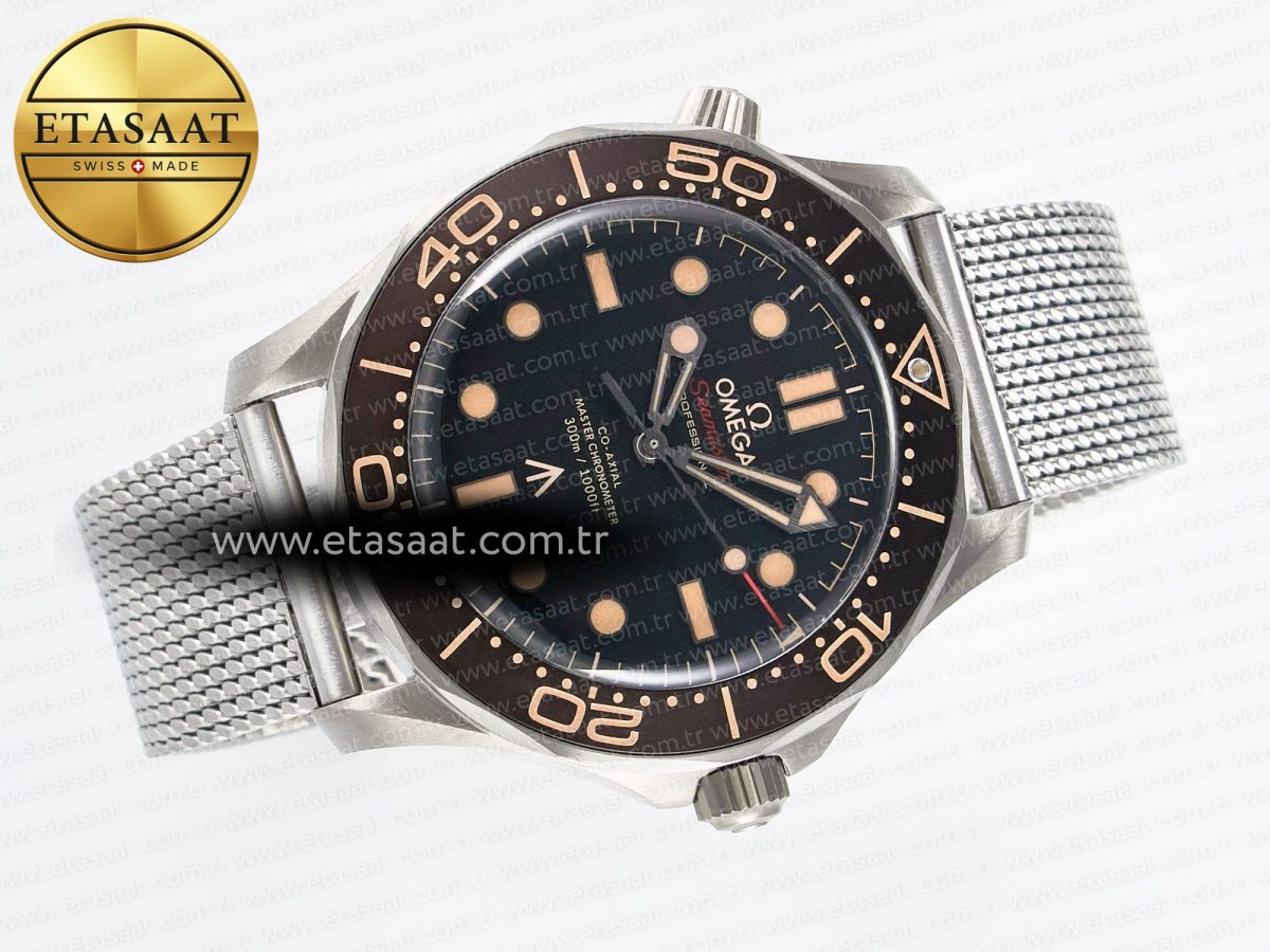 Seamaster 300 “No Time to Die” Limited Edition VSF 1:1 Best Edition on SS Mesh Bracelet A8806(Free Nato) V4 - Görsel 8