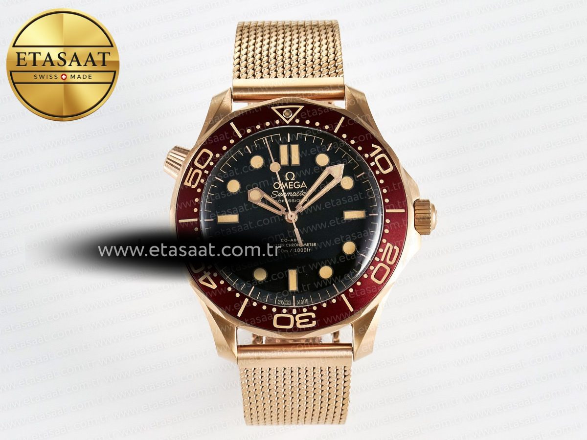 Omega Seamaster 300M Diver Rose Gold - Görsel 3